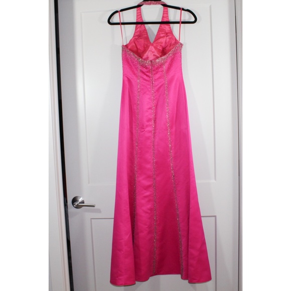 Designer Classic pink beaded dress - Picture 2 of 2